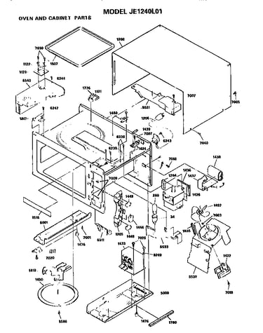 Oven and cabinet