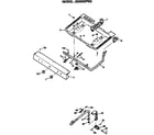 GE JGBS02PN3 burner assembly diagram