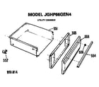 GE JGHP66GEN4 utility drawer diagram
