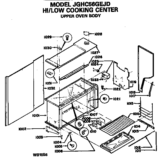 Upper oven body