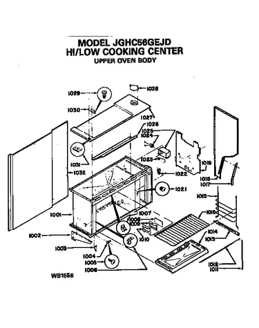 Upper oven body