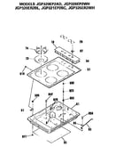 Burner box & cooktop assembly