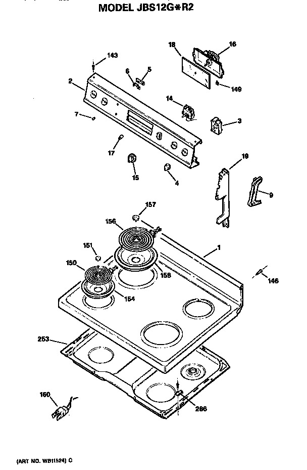 Cooktop/control