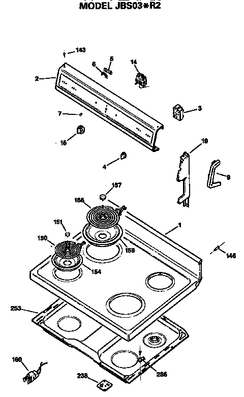 Cooktop/controls