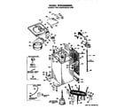 GE WWA5669MBL cabinet and suspension diagram