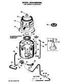 Tub, basket and agitator