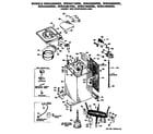 GE WWA5600RBLWW cabinet and suspension diagram