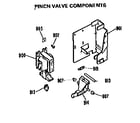 GE WWA9850RBL pinch valve components diagram