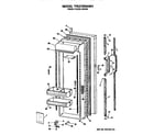 GE TFE27ERAWH fresh food door diagram