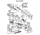 GE TFE27ERAWH freezer section diagram