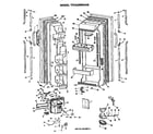 GE TFEA22RRAAD doors diagram