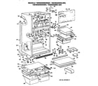 GE TBHW25RRERWH cabinet parts diagram