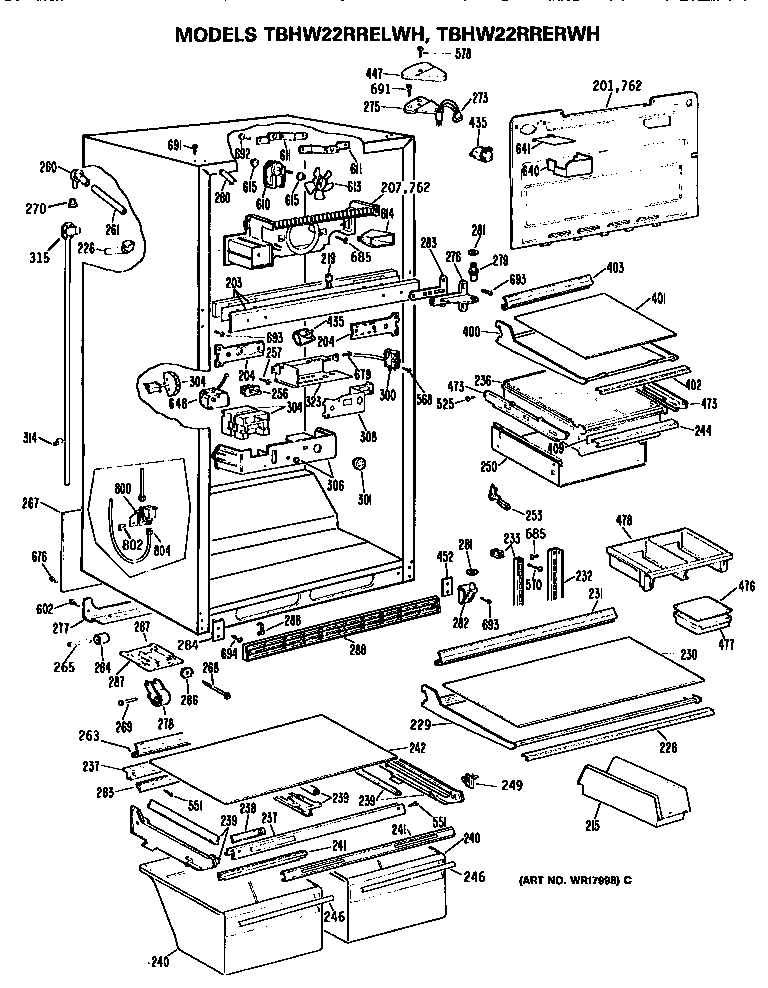 CABINET PARTS