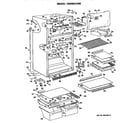 GE TBHW21ZRERWH cabinet parts diagram