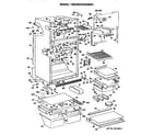 GE TBHW22ZRERWH cabinet parts diagram