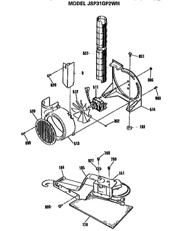 Exhaust and door latch