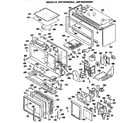 GE JHP70GN3WH microwave parts diagram
