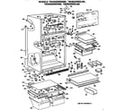 GE TBHB25RRDRBK cabinet parts diagram
