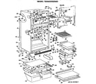 GE TBHA22ZRERAD cabinet parts diagram