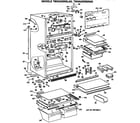 GE TBHA22RRERAD cabinet parts diagram