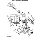 GE TBHA22RRELAD ice bucket/auger diagram