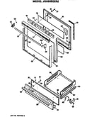 Door and broiler assembly