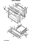 Door and broiler assembly