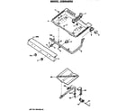GE JGBS04ER2 burner assembly diagram