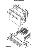 Door and broiler assembly