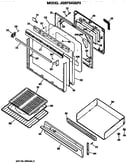 Door and broiler assembly