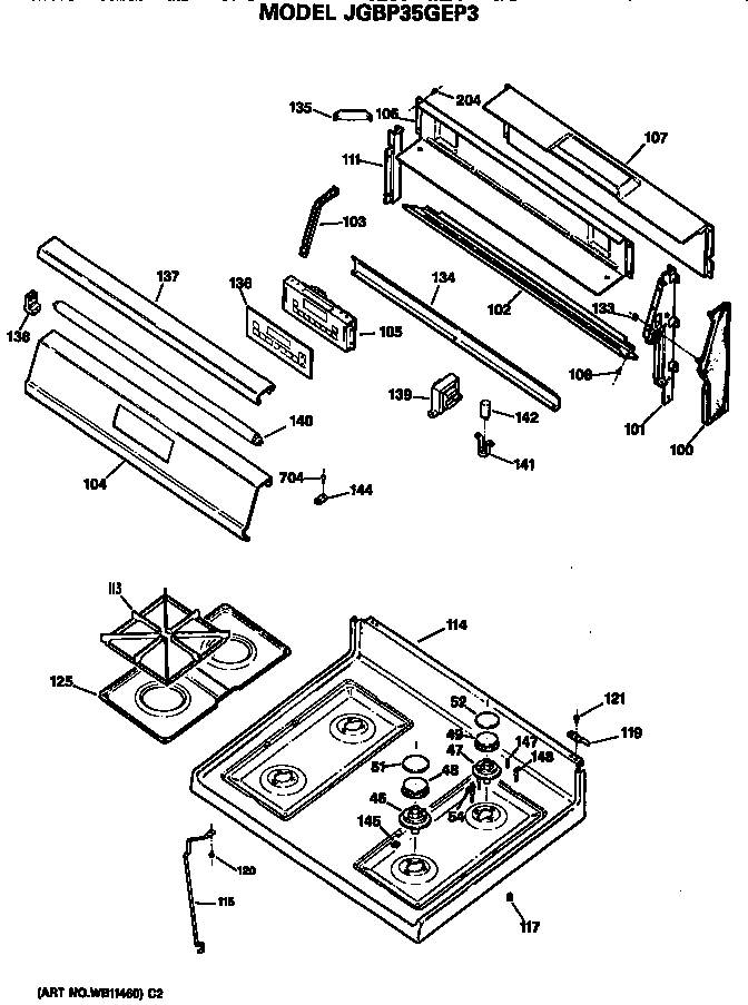 Control and cooktop