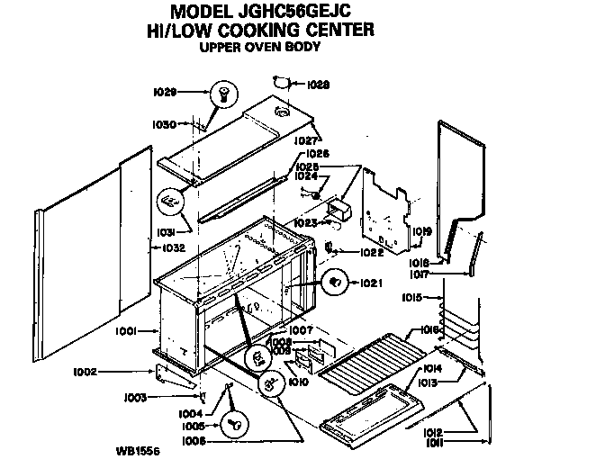 Upper oven body
