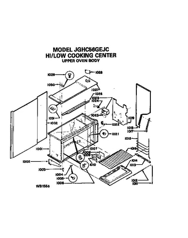 Upper oven body