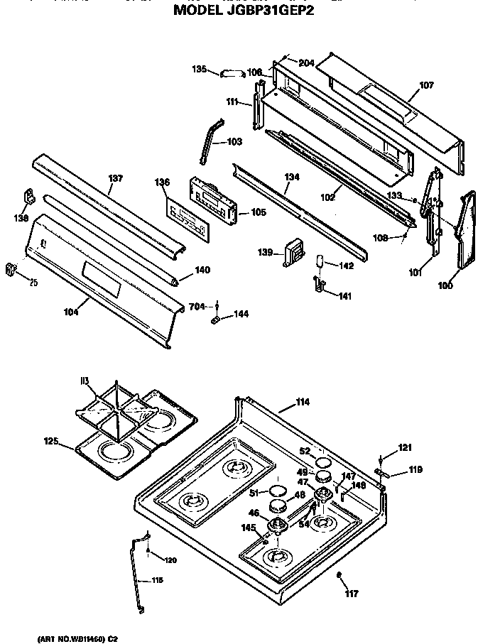 Control and cooktop