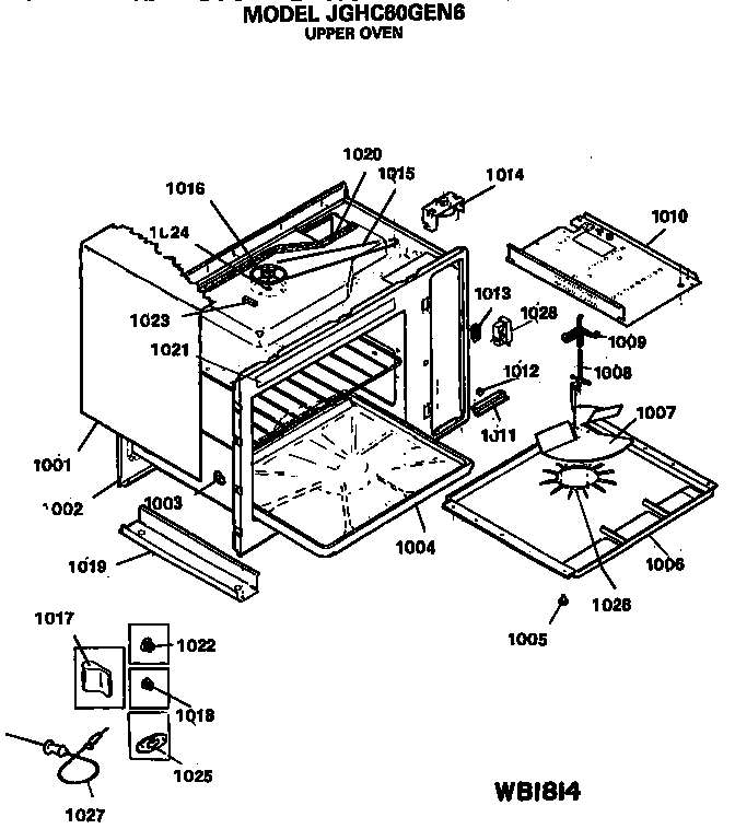 Upper oven