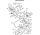 GE JGDS10GER1WH burner assembly diagram