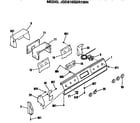 GE JGDS10GER1WH control panel diagram