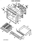 Door and broiler assembly