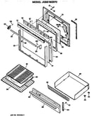 Door and broiler assembly