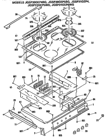 Cooktop/controls