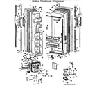 GE TFX22RRAAD doors diagram