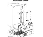 GE TFX20SRAWH compressor and unit parts diagram