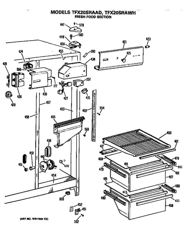 Refrigerator section