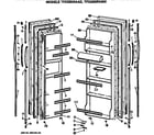 GE TFX20DRAAD doors diagram