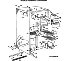 GE TFX20DRAAD freezer section diagram