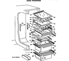 GE TFHB24RRABK shelves diagram