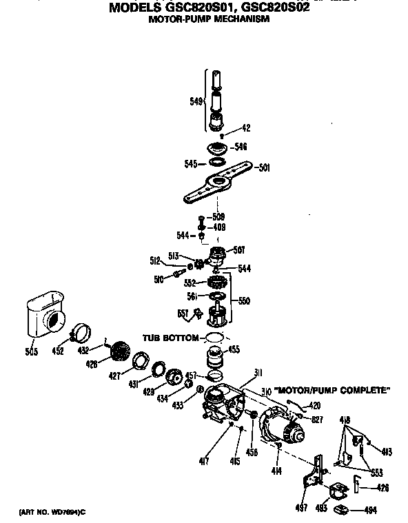 Motor/pump