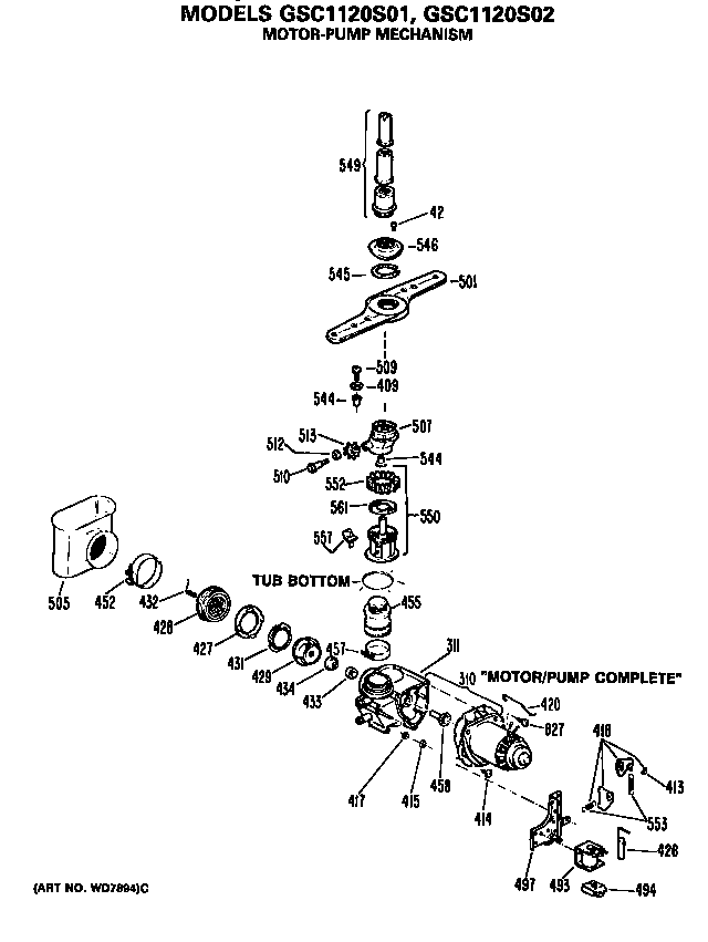 Motor/pump