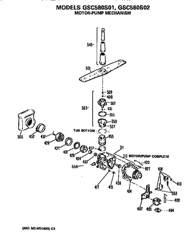 Motor/pump