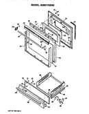 Door and broiler assembly
